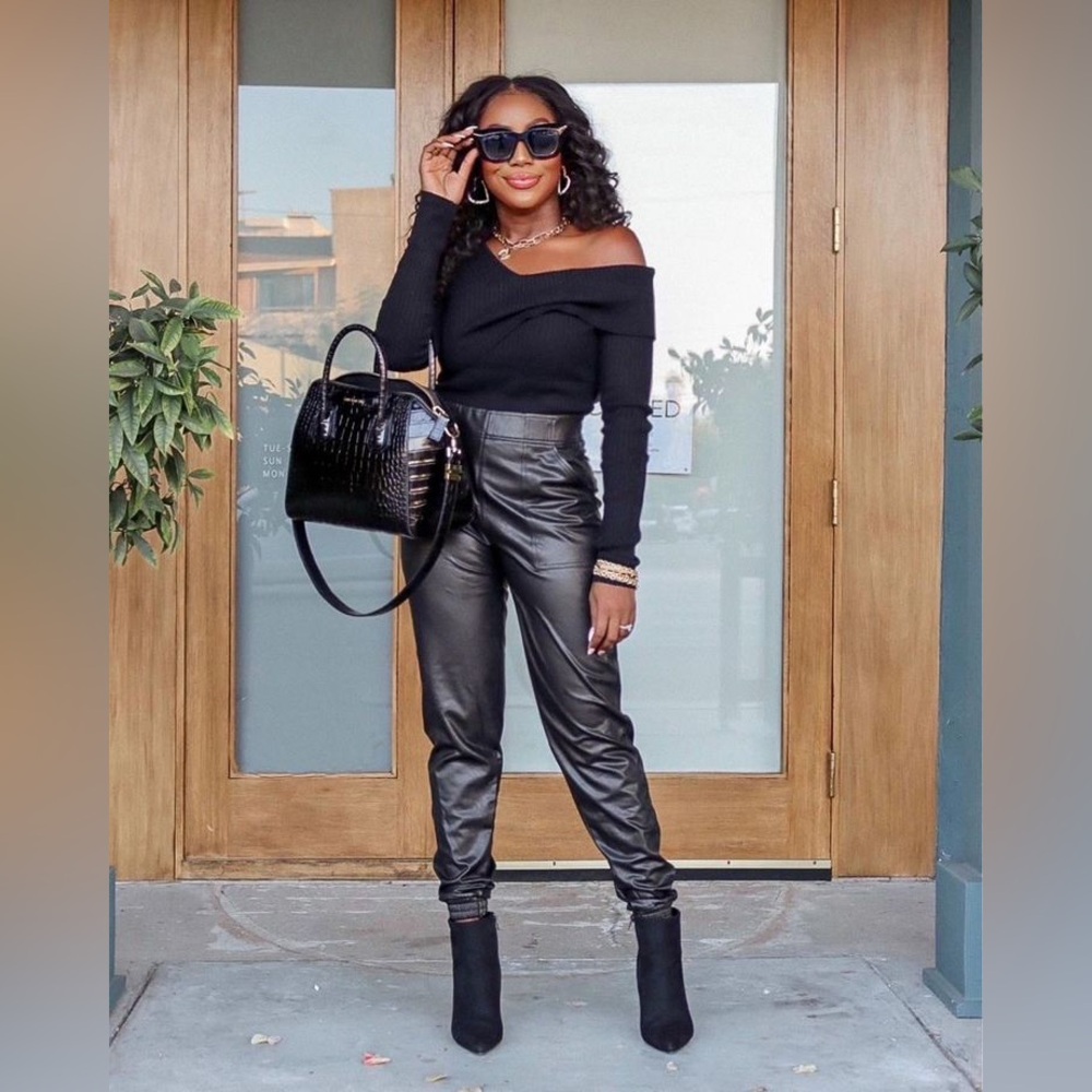 SPANX Leather‎ Like Joggers